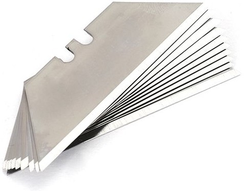 Резервни трапецовидни остриета за макетен нож - E78001 - 10 броя - 