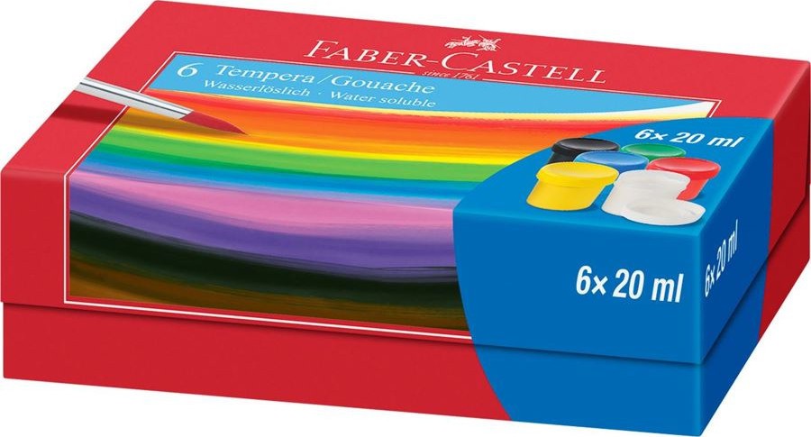 �������� ��� Faber-Castell - 6 ��� 12 ����� x 20 ml - 
