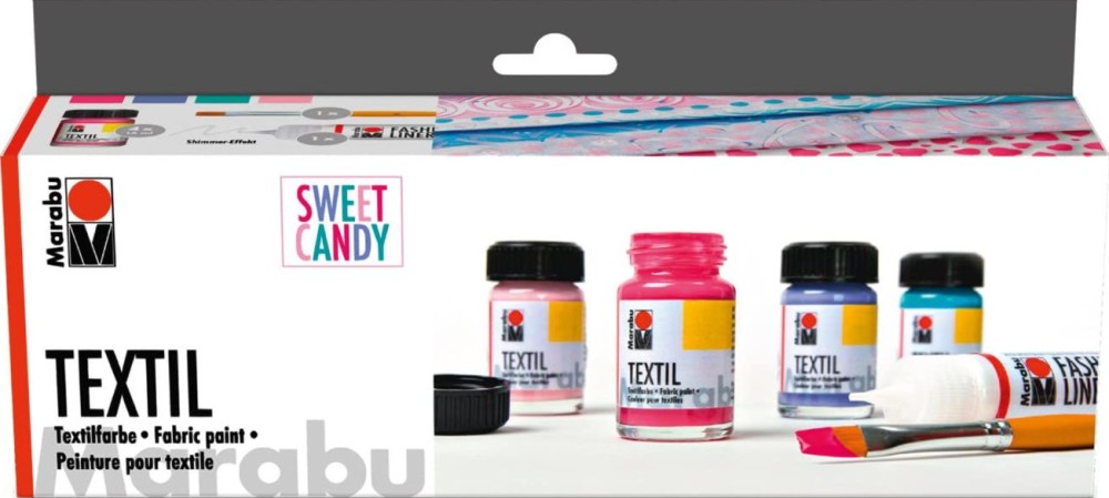   Marabu Sweet candy - 4  x 15 ml,    - 