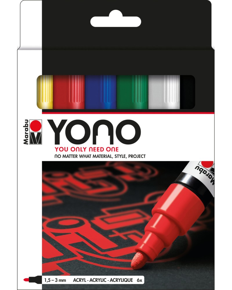 ������� ������� � ���� ���� Marabu - 6 ��� 12 ����� �� ������� YONO - 