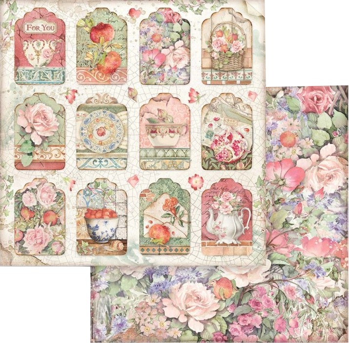 ������ �� ����������� Stamperia - ��������� ���� - 30.5 x 30.5 cm �� ���������� Casa Granada - 