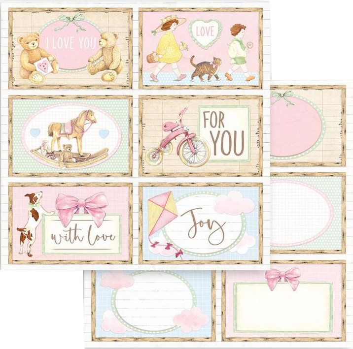 ������ �� ����������� Stamperia - ������ ������ - 30.5 x 30.5 cm �� ���������� Daydream - 