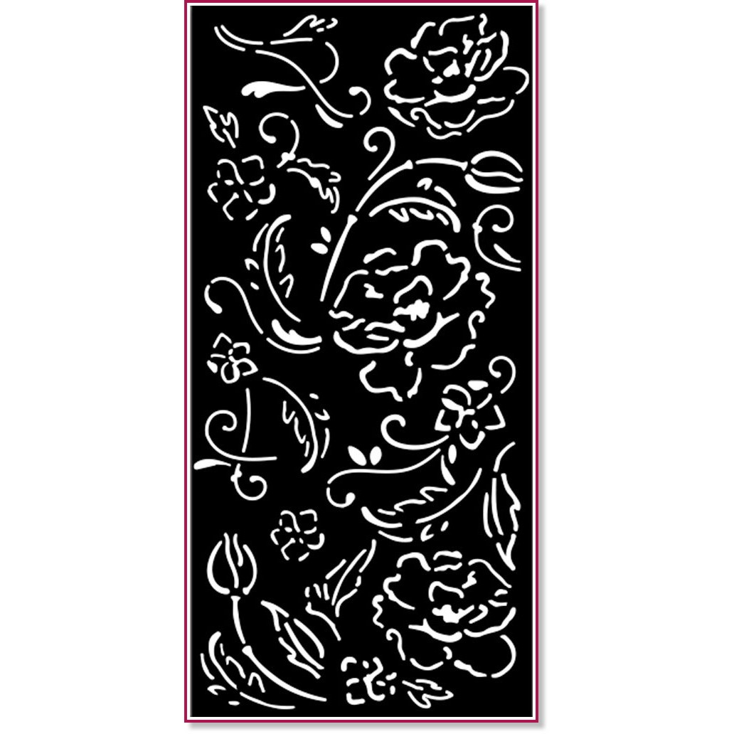 Шаблон Stamperia - Цветя Шаблон Stamperia - Цветя - 12 x 25 cm от колекцията Old lace -