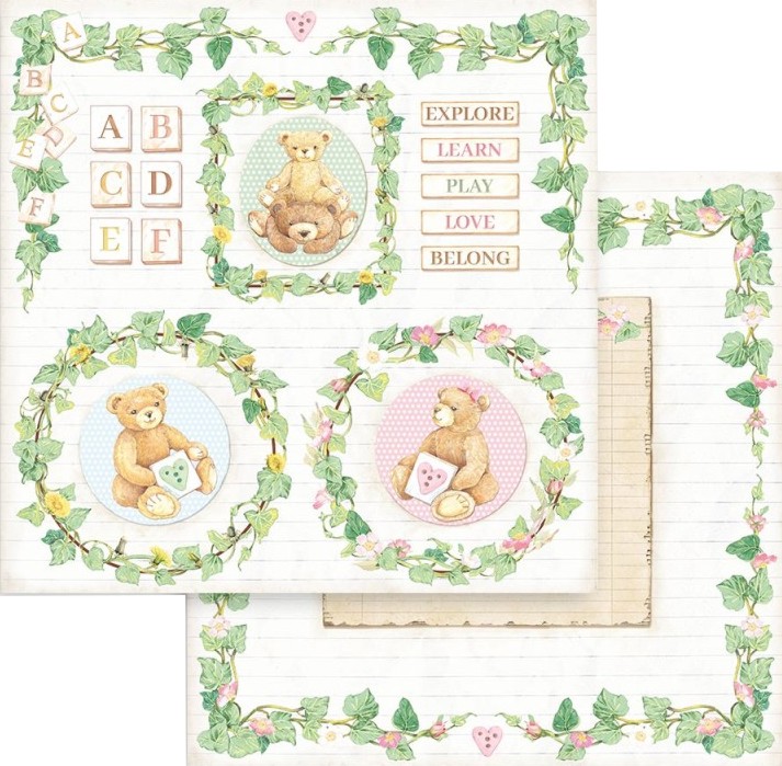 ������ �� ����������� Stamperia - ������ � �������� - 30.5 x 30.5 cm �� ���������� Daydream - 
