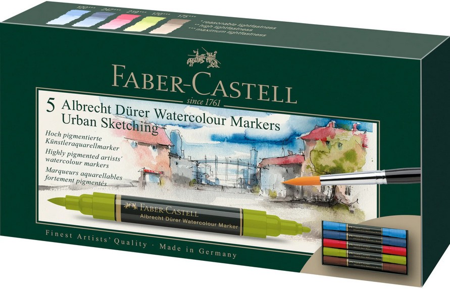 �������� ��������� ������� Faber-Castell Urban Sketching - 5 ����� �� ������� Albrecht Durer - 