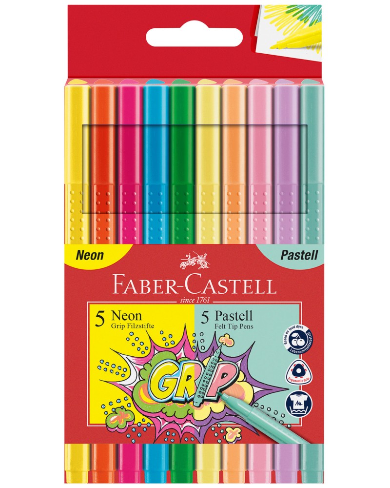 ���������� Faber-Castell Grip - 10 ����� - 