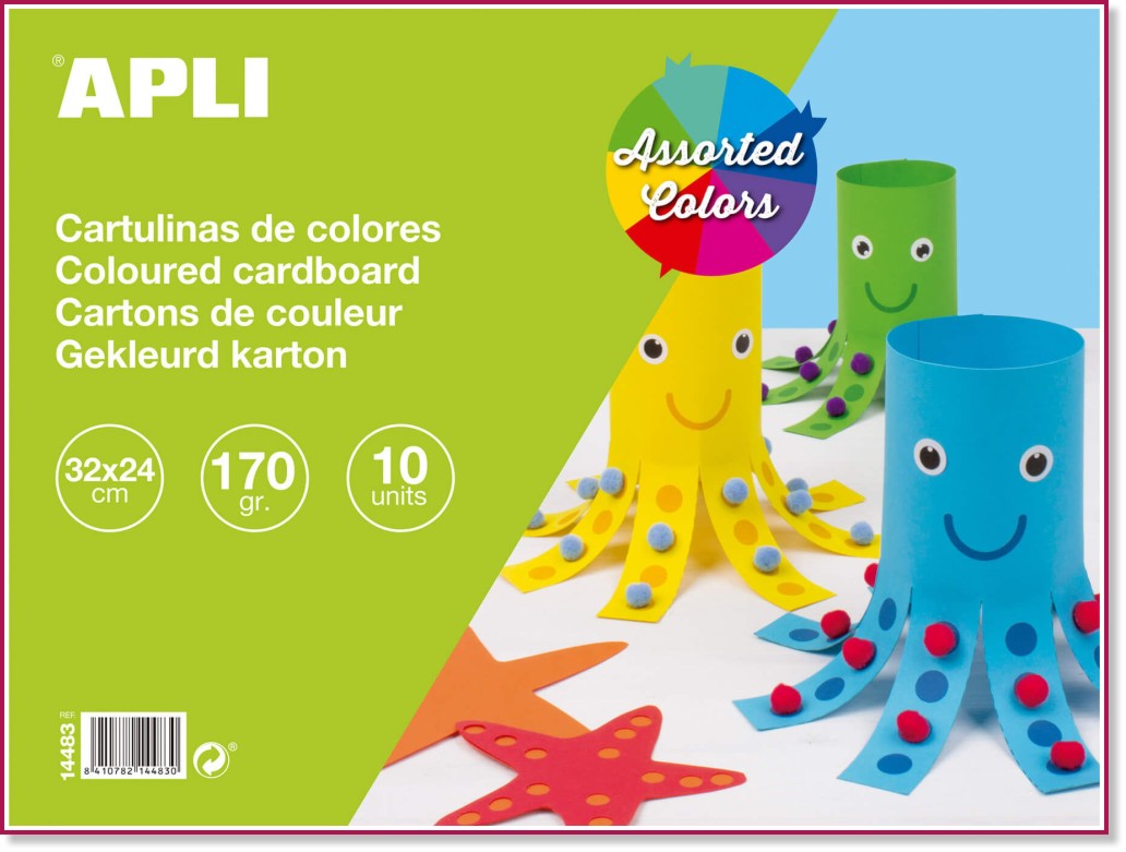 ���� � ������ ������ Apli - 10 �����, 32 x 24 cm, 170 g/m<sup>2</sup> - 