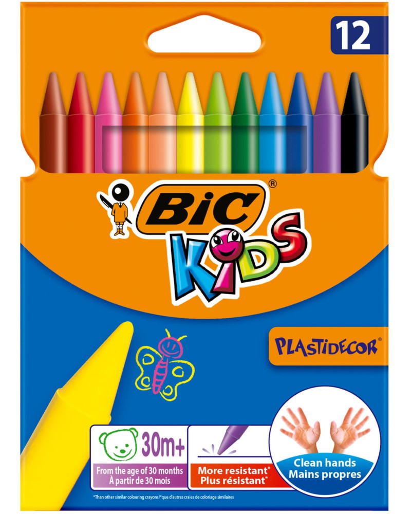   BIC Plastidecor - 12    Kids - 