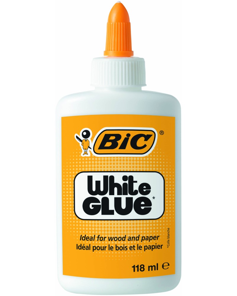 Бяло течно лепило BIC Бяло течно лепило BIC - 118 ml -