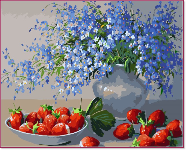 Рисуване по номера NEWART - Натюрморт Рисуване по номера NEWART - Натюрморт - 50 x 40 cm -