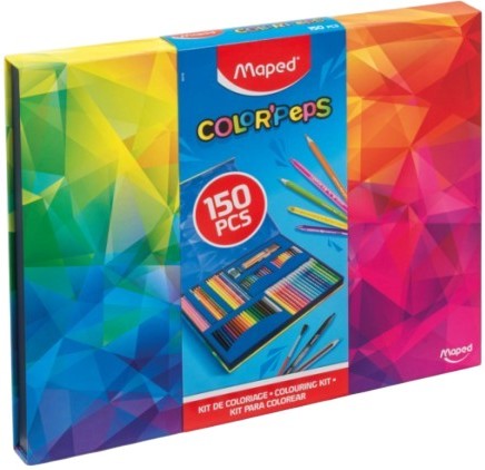 Комплект за рисуване Maped Комплект за рисуване Maped - 150 части от серията Color' Peps -