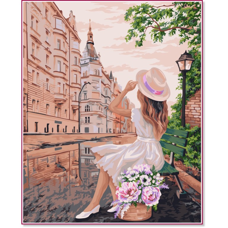 �������� �� ������ Gradientti - ����� � ����� - 40 x 50 cm - 