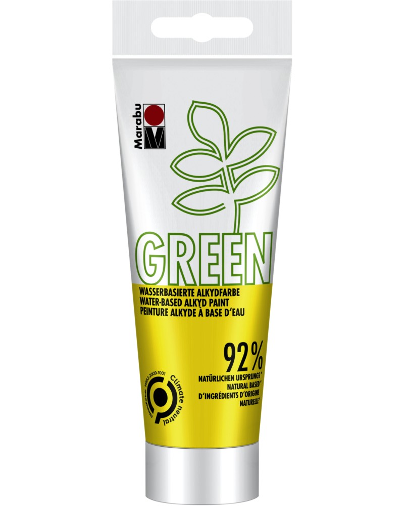 Алкидна боя Marabu Алкидна боя Marabu - 100 ml от серията GREEN -