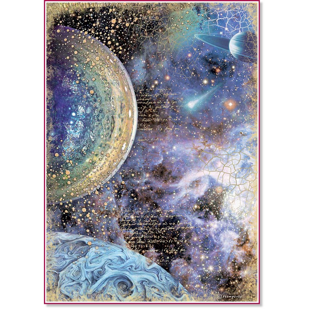   Stamperia -  - A4   Cosmos Infinity - 