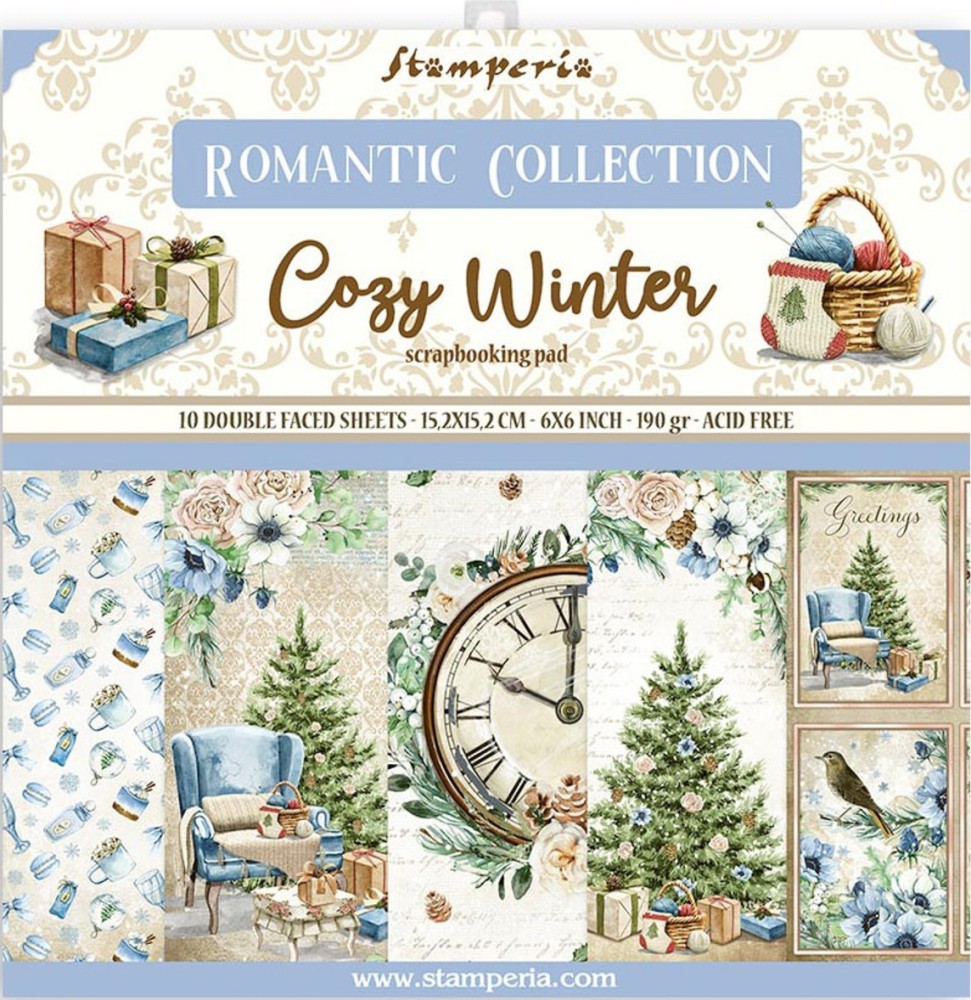������ �� ����������� Stamperia - ����� ������ - 10 ����� �� ���������� Cosy Christmas - 