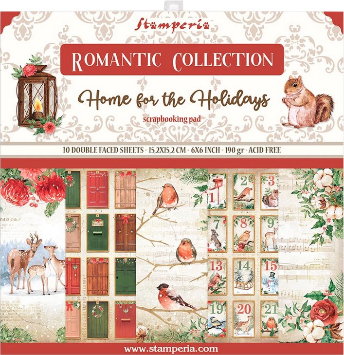 ������ �� ����������� Stamperia - � ���� �� ���������� - 10 ����� �� ���������� Home for the Holidays - 