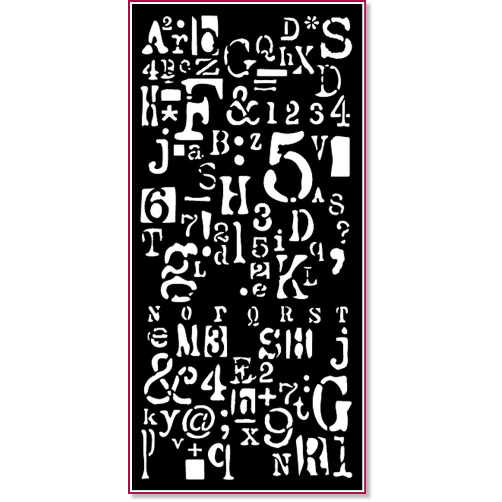 ������ Stamperia - ����� � ����� - 12 x 25 cm - 