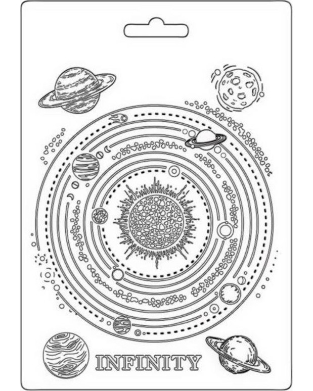 3D ����� Stamperia - �������� ������� - 15 x 21 cm �� ���������� Cosmos Infinity - 