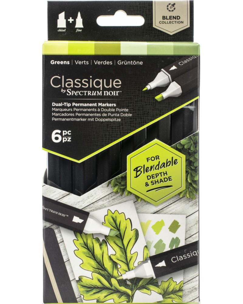   Spectrum Noir Greens - 6    Classique - 