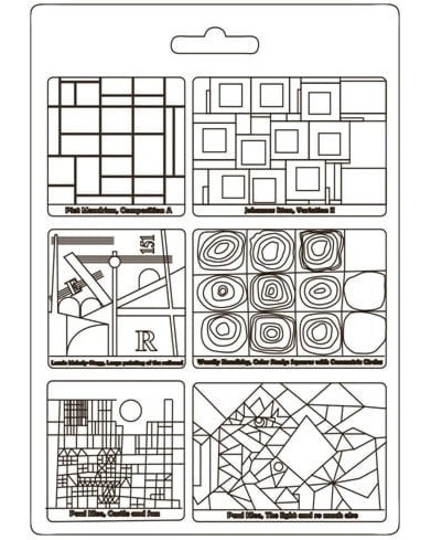 PVC ������ Stamperia - ������� - 21 x 29.7 cm �� ���������� Bauhaus - 