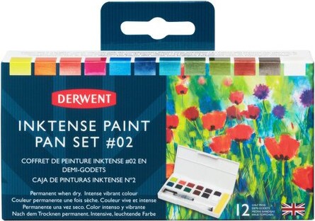    Derwent Inktense - 12         - 