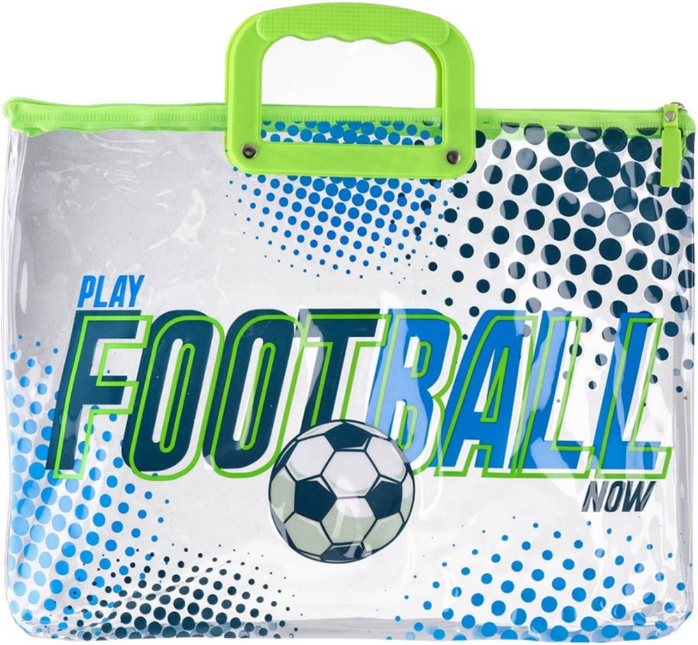 Чанта за рисунки Junior Case Fine Football Чанта за рисунки Junior Case Fine Football - 38 x 28.5 cm -
