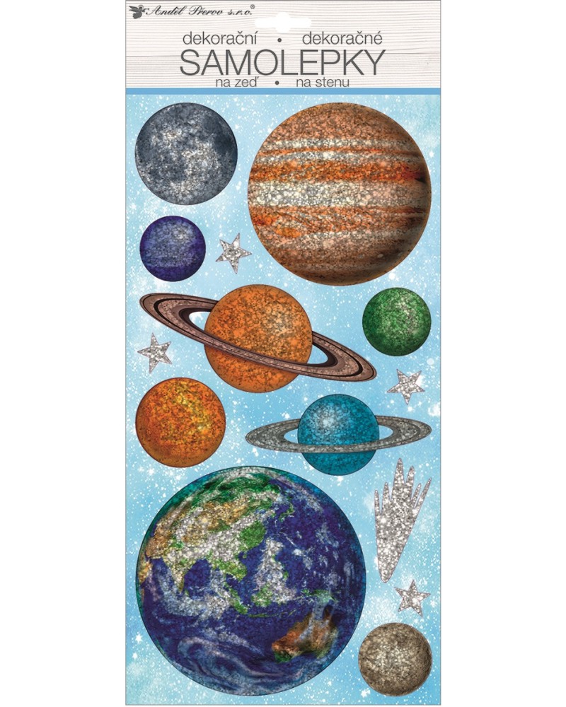 Стикери с холографски ефект Andel Prerov Planets Стикери с холографски ефект Andel Prerov Planets -