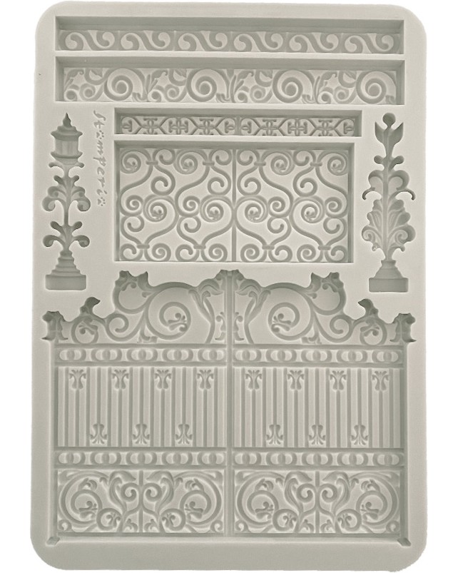 Силиконов 3D молд Stamperia - Ограда Силиконов 3D молд Stamperia - Ограда - 14.8 x 21 cm от колекцията Master of Magic -
