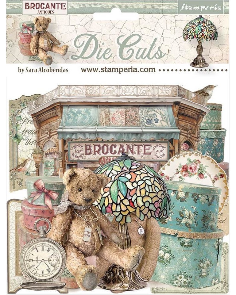 ��������� ������� Stamperia - ����� �� ������ - 34 ���� �� ���������� Brocante Antiques - 
