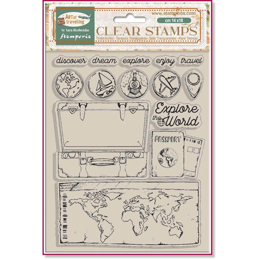   Stamperia -  - 14    Art of travelling - 