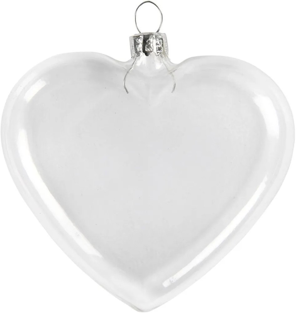 Стъклена заготовка Creative - Сърце Стъклена заготовка Creative - Сърце - 9 x 7.8 cm -