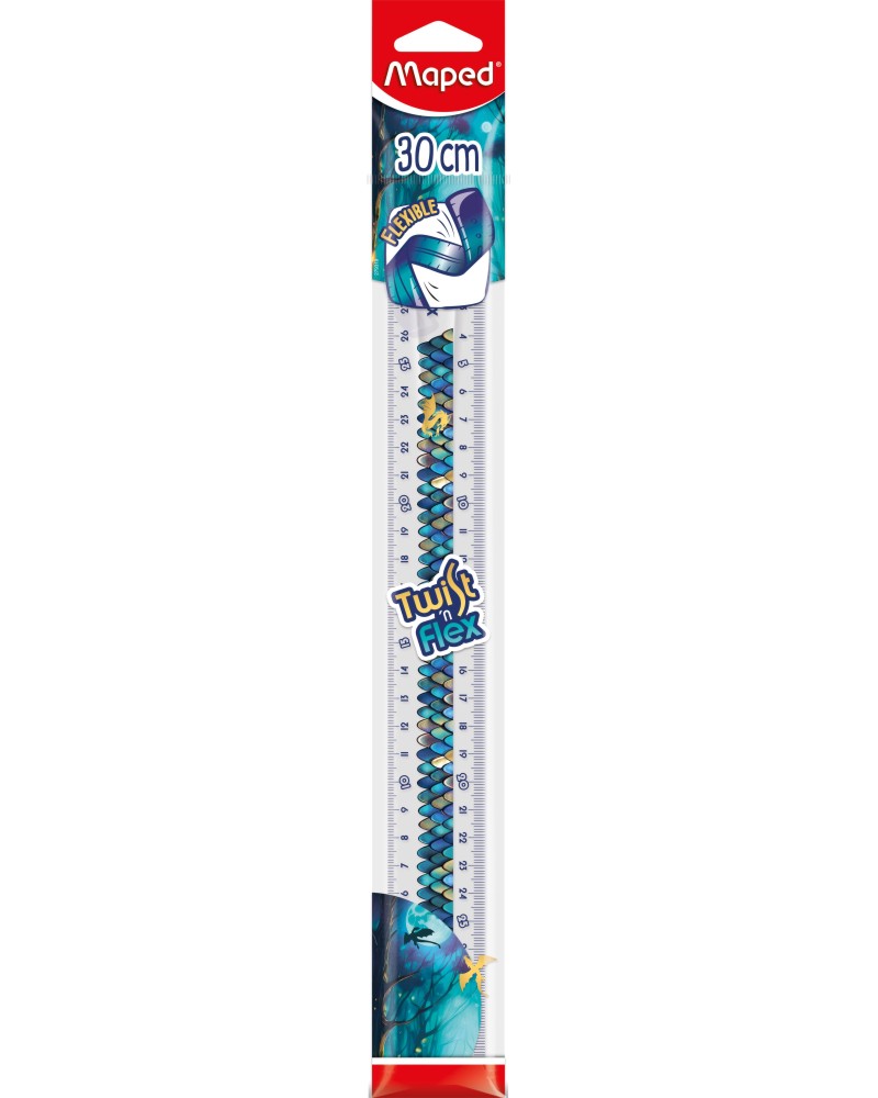 Гъвкава линия Maped Twist'n Flex Гъвкава линия Maped Twist'n Flex - 30 cm от серията Dragon -