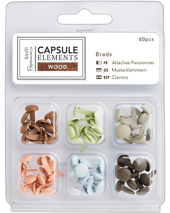 ����� �� ��������� Docrafts Elements Wood - 60 ���� �� ������� Papermania - 