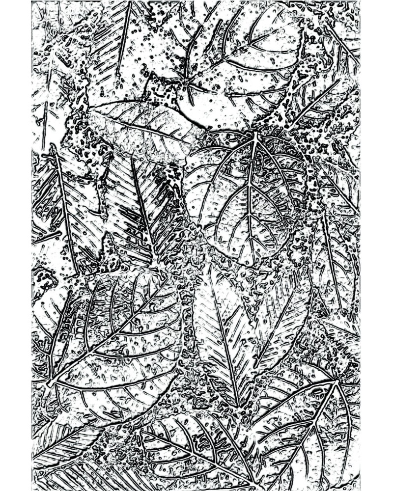 Папка за ембосинг с 3D ефект Sizzix Foliage Папка за ембосинг с 3D ефект Sizzix Foliage - За машина за изрязване и релеф -