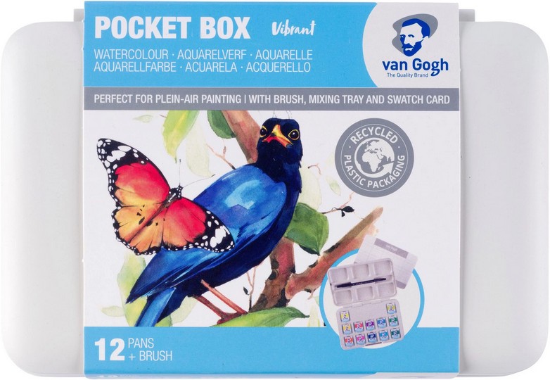Акварелни бои Royal Talens Vibrant Colors Акварелни бои Royal Talens Vibrant Colors - 12 цвята от серията Van Gogh -
