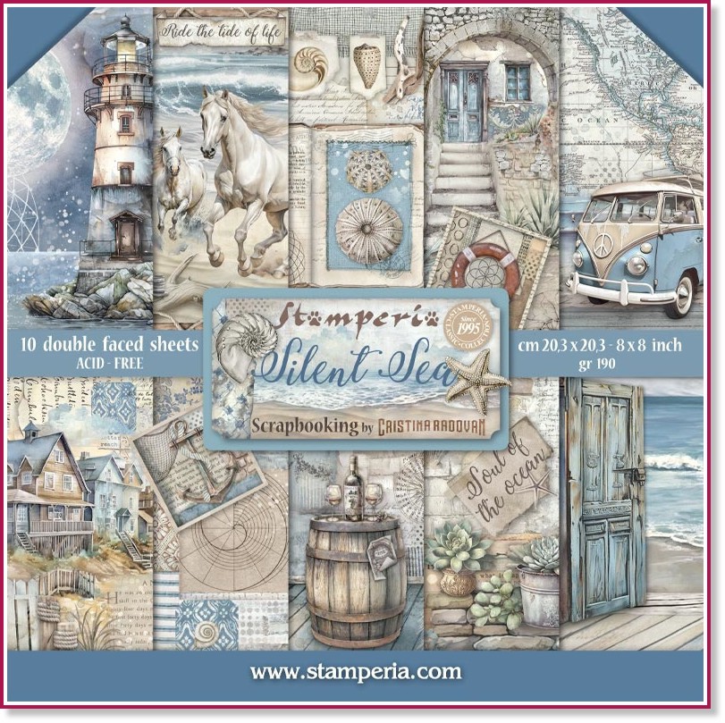    Stamperia - 10    Silent sea - 