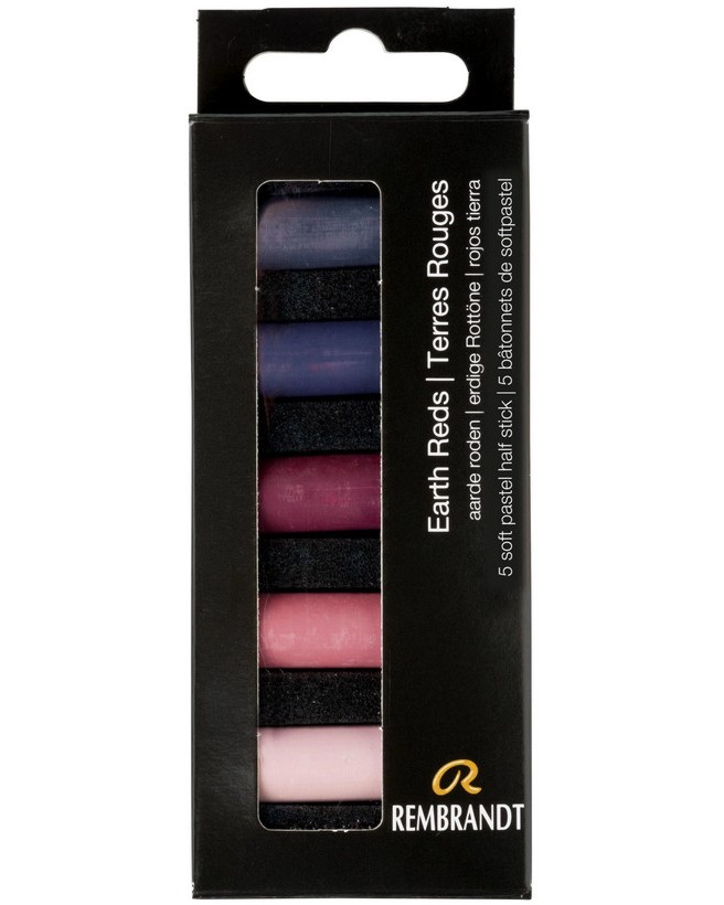 Сухи пастели Royal Talens Earth Reds Сухи пастели Royal Talens Earth Reds - 5 цвята от серията Rembrandt -