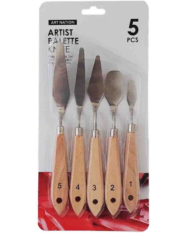 Шпакли за рисуване Art Nation Шпакли за рисуване Art Nation - 5 броя -