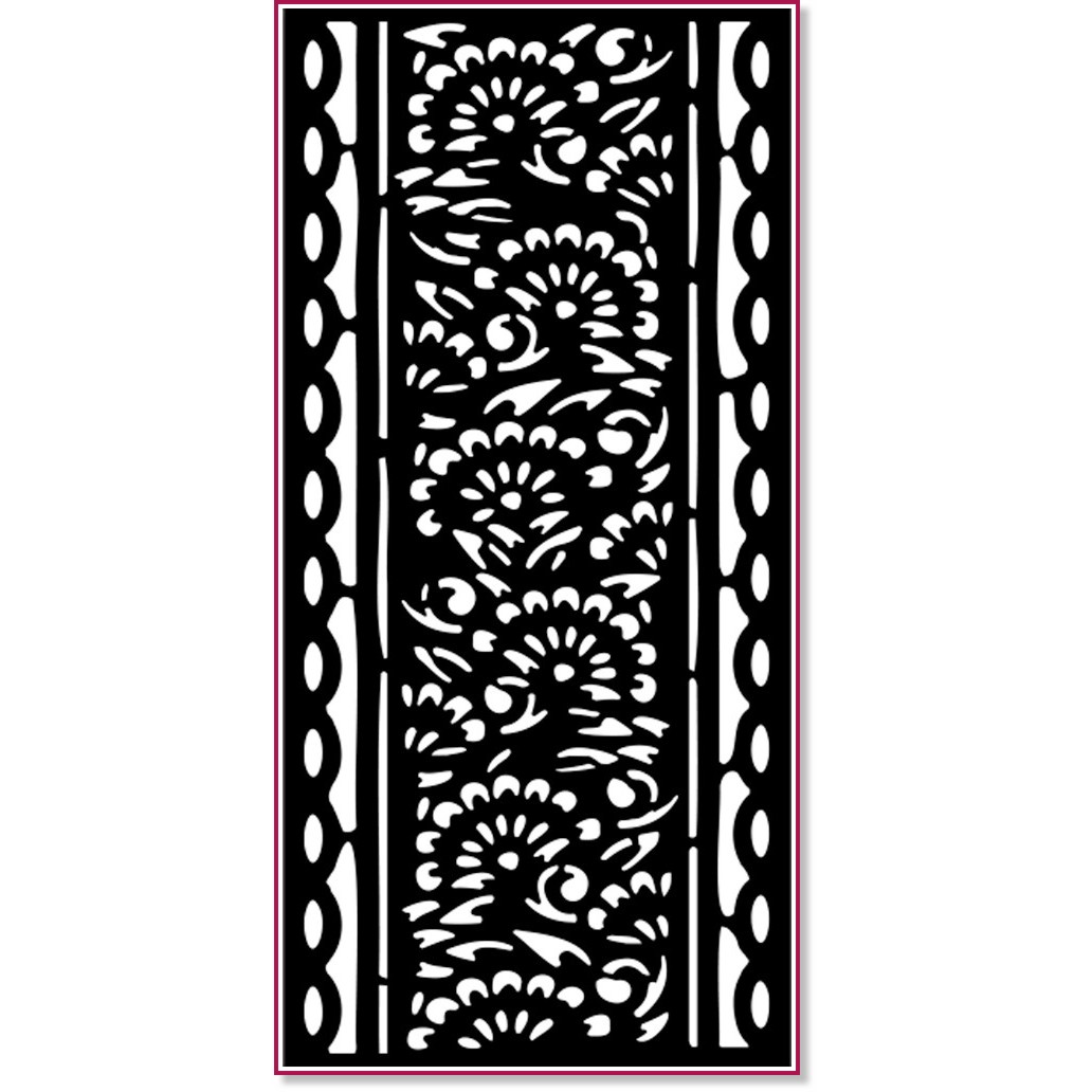  Stamperia -   - 12 x 25 cm   Art of travelling - 