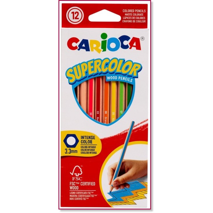 ������ ������ Carioca Supercolor - 12, 18, 24 ��� 36 ����� - 