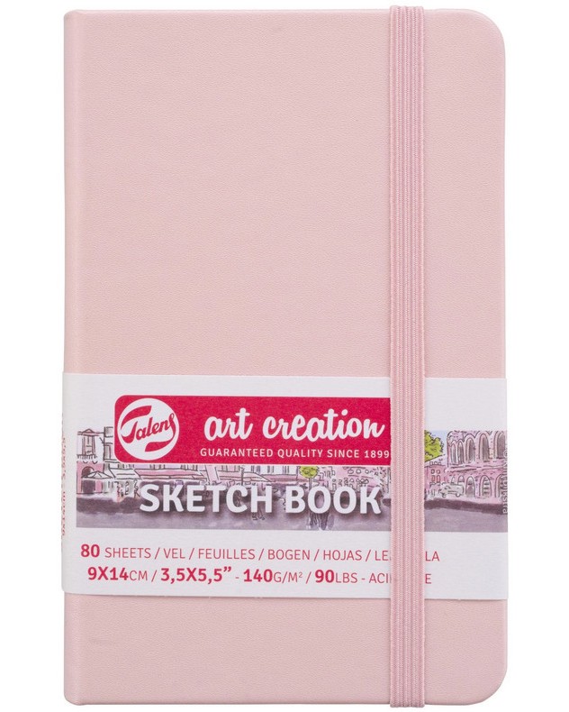 ������� �� �������� Royal Talens Pastel Pink - 80 �����, 140 g/m<sup>2</sup> �� ������� Art Creation - �������