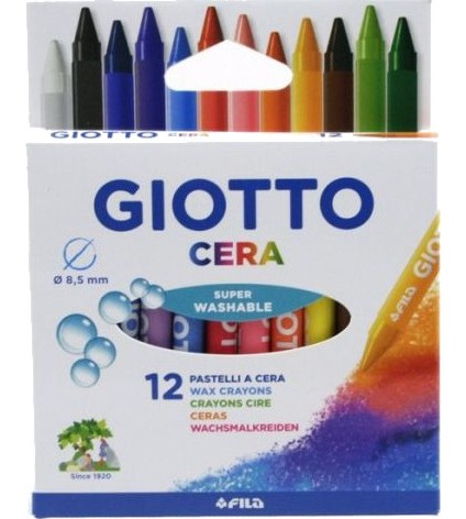 Восъчни пастели Giotto Cera Восъчни пастели Giotto Cera - 12 или 24 цвята -