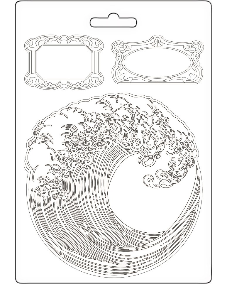 3D  Stamperia -    - 15 x 21 cm   Silent sea - 