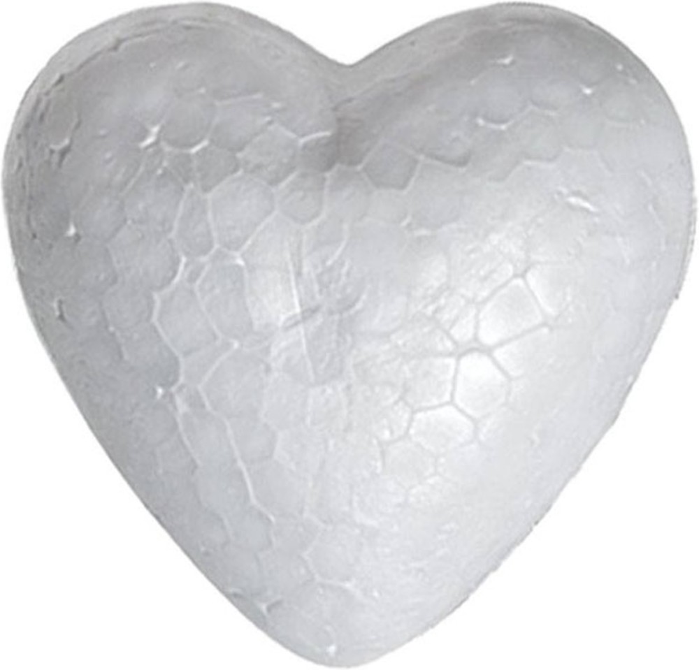 Сърца от стиропор Junior Сърца от стиропор Junior - 2 броя с височина 8.5 cm -