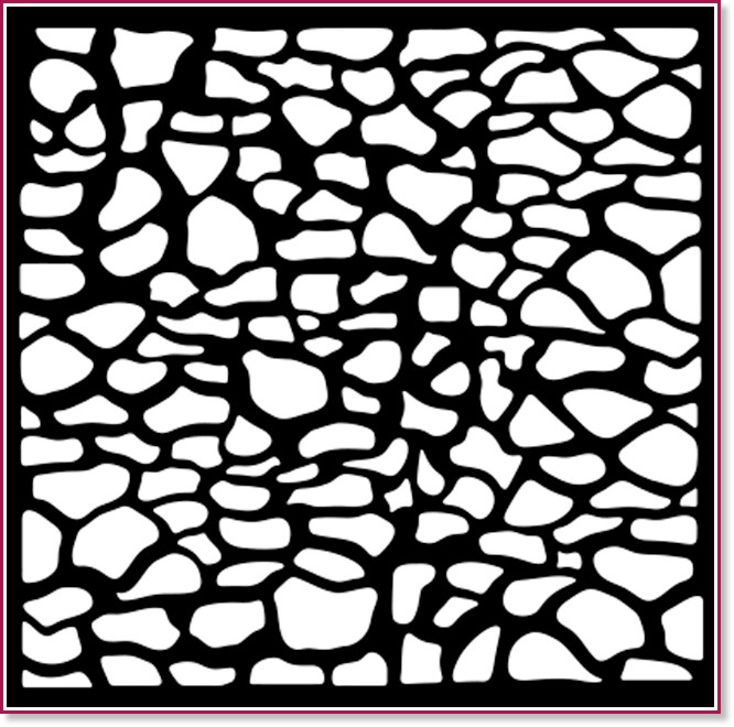 ������ Stamperia - �������� - 12 x 12 cm �� ���������� Silent sea - 