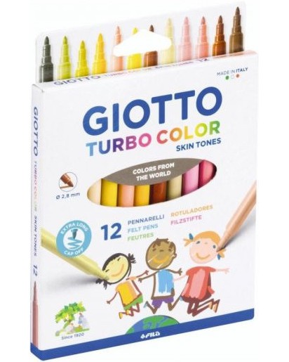 ���������� Giotto - 12 ������� ����� �� ������� Turbo Color - 