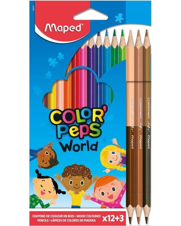 ������ ������ Maped World - 12 ����� � 3 ���������� ������ �� ������� Color' Peps - 