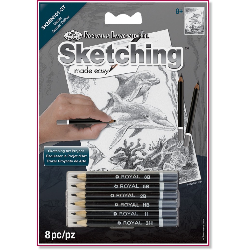 �������� �� ������ � �������� ������ Royal & Langnickel - ������� - 14 x 18 cm - 