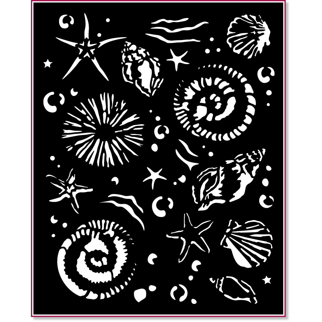  Stamperia -    - 20 x 25 cm   Silent sea - 