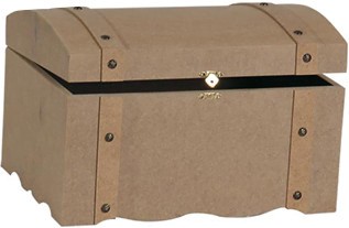MDF сандъче със закопчалка NEWART MDF сандъче със закопчалка NEWART - 34 / 21 / 25 cm -